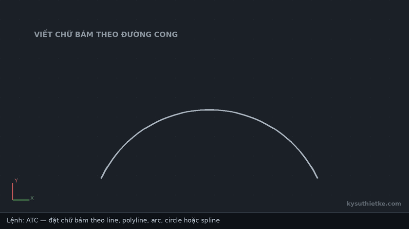 Lisp viết chữ bám theo đường cong trong AutoCAD – Align Text to Curve 1 Hướng dẫn sử dụng Lisp viết chữ bám theo đường cong trong AutoCAD