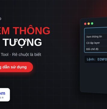 Lisp xem nhanh thông tin đối tượng trong AutoCAD – Dynamic Information Tool Lisp xem nhanh thông tin đối tượng trong AutoCAD