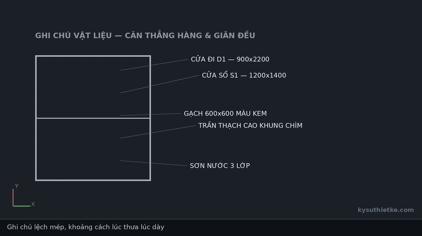 Lisp xếp thẳng hàng và giãn đều text trong AutoCAD – Align Text 1 Hướng dẫn sử dụng Lisp xếp thẳng hàng và giãn đều text trong AutoCAD