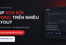 Lisp xóa đối tượng trên nhiều layout trong AutoCAD – Delete From Layouts lisp xóa đối tượng trên nhiều layout trong AutoCAD