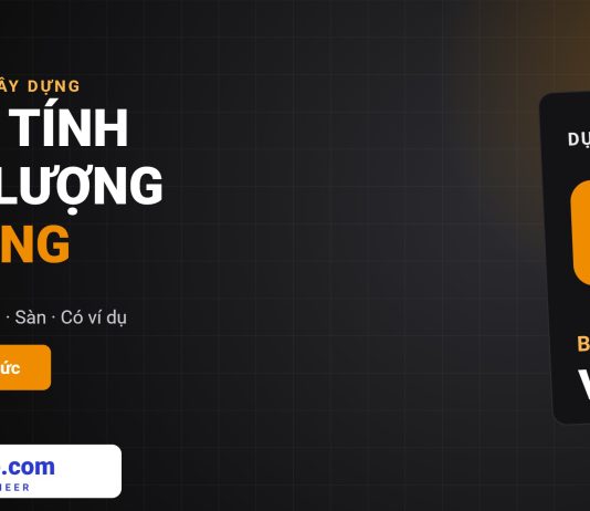 Cách tính khối lượng bê tông móng, cột, dầm, sàn (có ví dụ) cách tính khối lượng bê tông