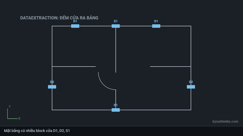 Cách xuất bảng từ AutoCAD sang Excel (TABLEEXPORT, DATAEXTRACTION) 3 Đếm block và xuất bảng bằng DATAEXTRACTION trong AutoCAD