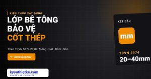 Lớp bê tông bảo vệ cốt thép dày bao nhiêu? Theo TCVN 5574:2018 lớp bê tông bảo vệ