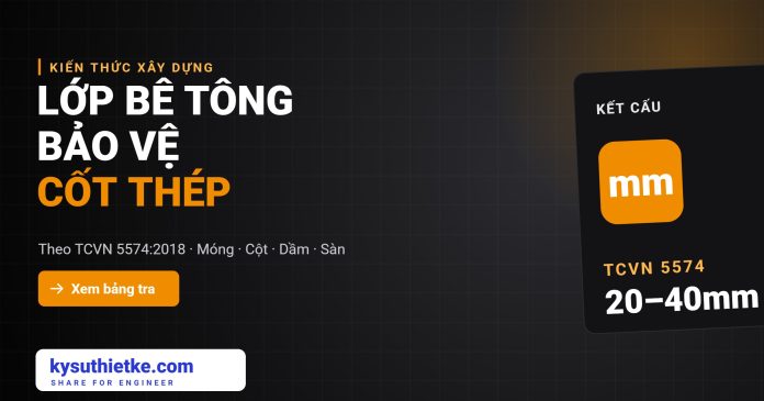lớp bê tông bảo vệ lớp bê tông bảo vệ