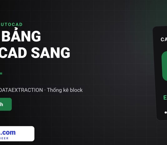 Cách xuất bảng từ AutoCAD sang Excel (TABLEEXPORT, DATAEXTRACTION) xuất bảng AutoCAD sang Excel
